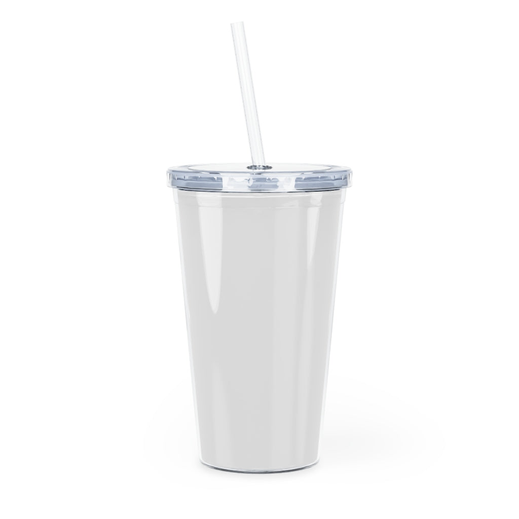 "Got Blood?" - Plastic Tumbler with Straw